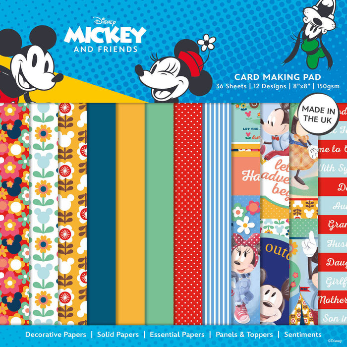 Disney - Mickey & Friends - Card Making Pad