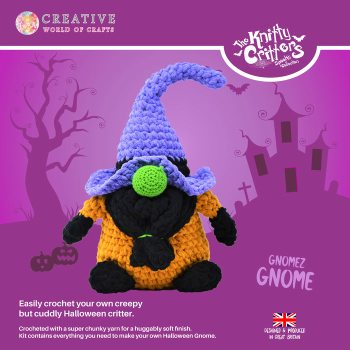 Knitty Critters - Gnome Crochet Kit - Gnomez Gnome