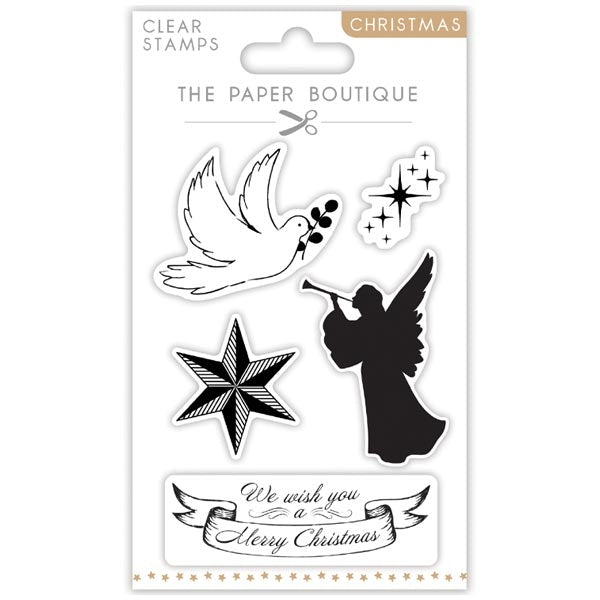 The Paper Boutique A6 Christmas Stamps - Let It Snow - Set of 6