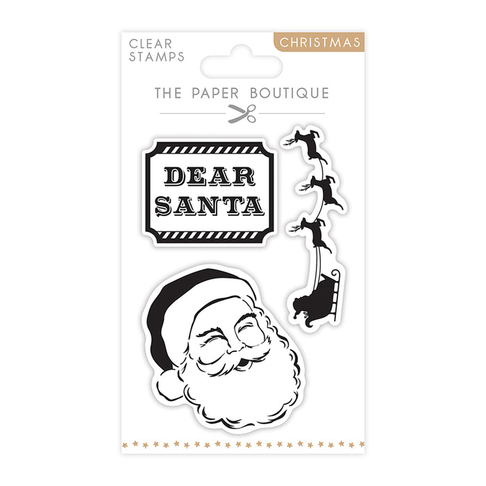 The Paper Boutique A6 Christmas Stamps - Santa Claus - Set of 3