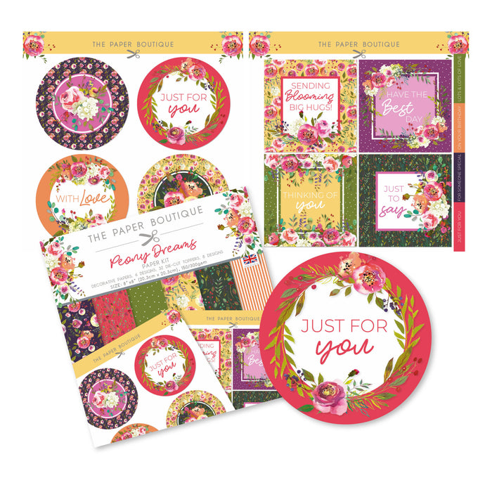 The Paper Boutique Peony Dreams - Paper Kit