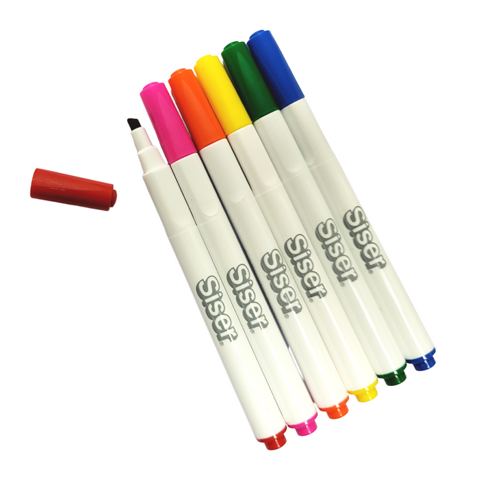 Siser Sublimation Markers Primary x6