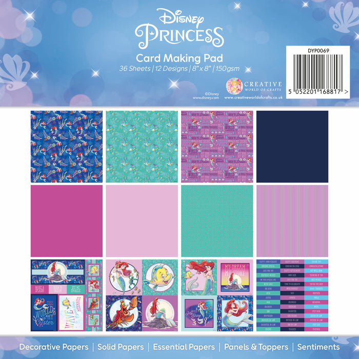 Disney - The Little Mermaid - Card Making Pad