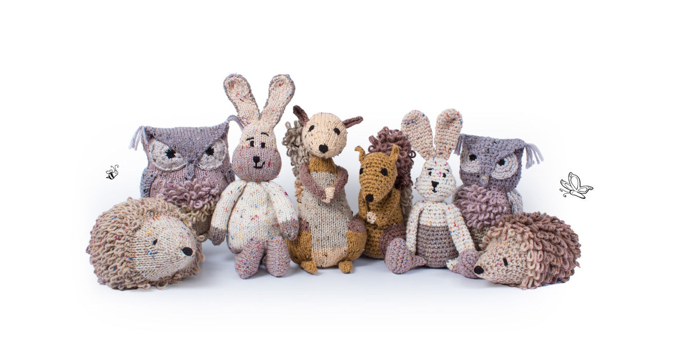 Knitty Critters - Countryside Companions - Knit & Crochet Kit - Hazel Hedgehog